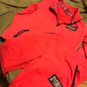 Pink brand Victoria secret jogging suit